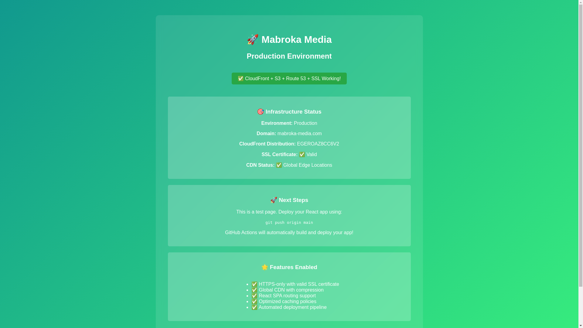 website screenshot of https://mabroka-media.com/