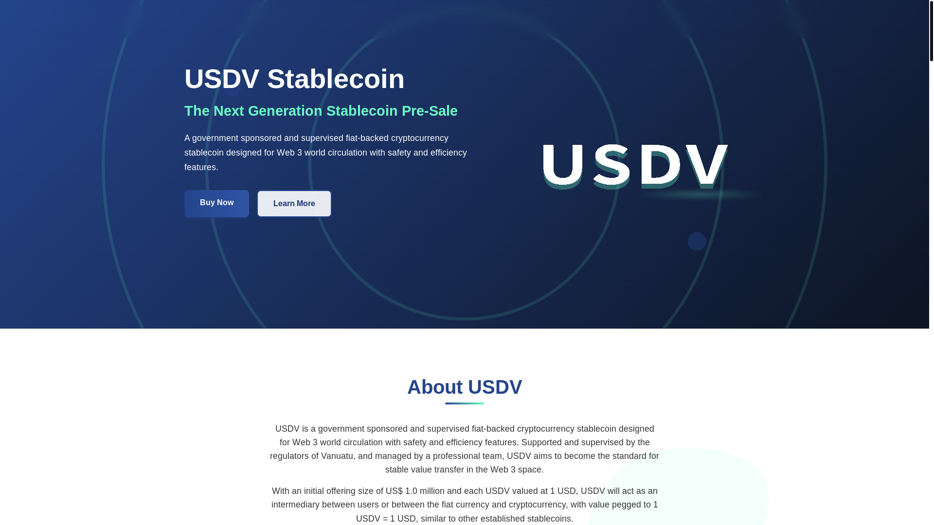 website screenshot of https://usdv.free.staging-site.org/