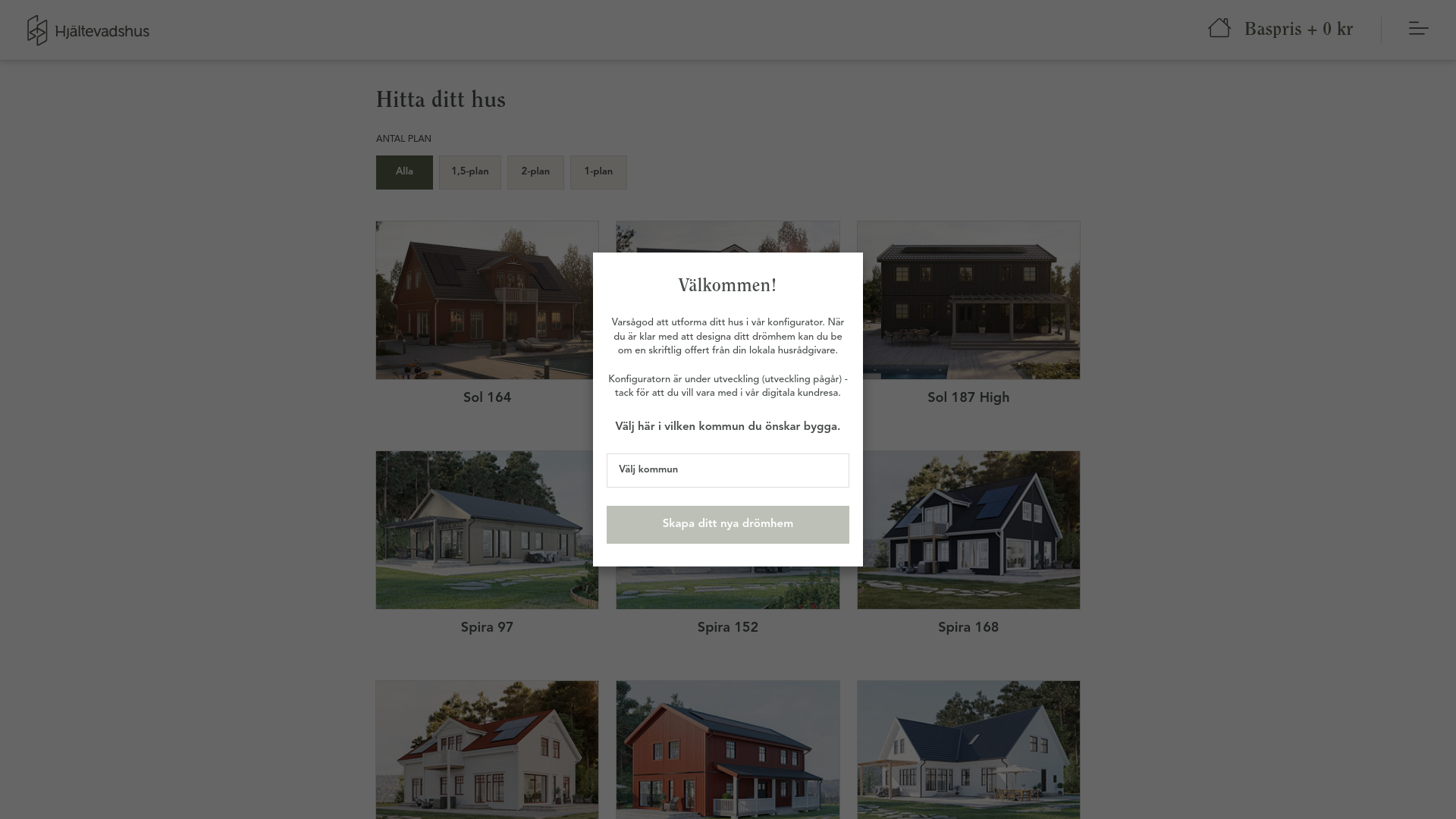 website screenshot of https://hjaltevadshus-uat.pages.dev/
