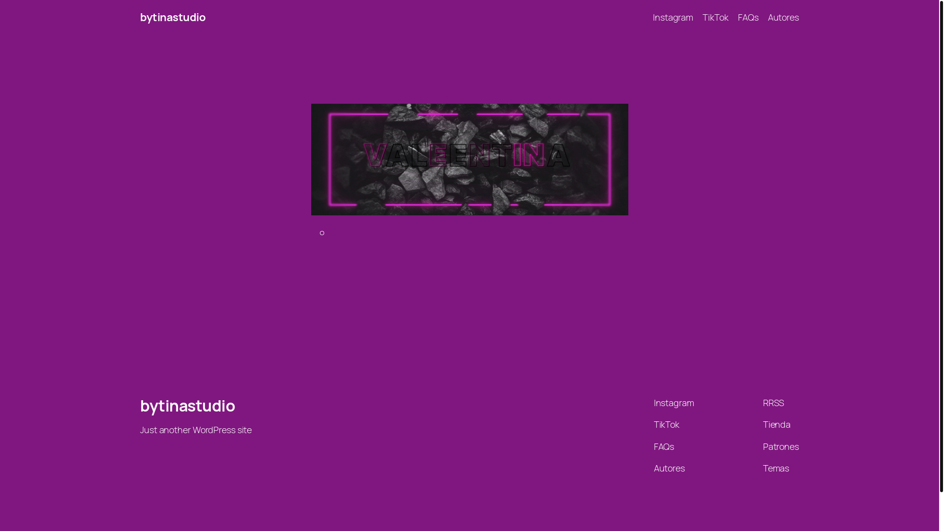 website screenshot of https://bytinastudio.com/