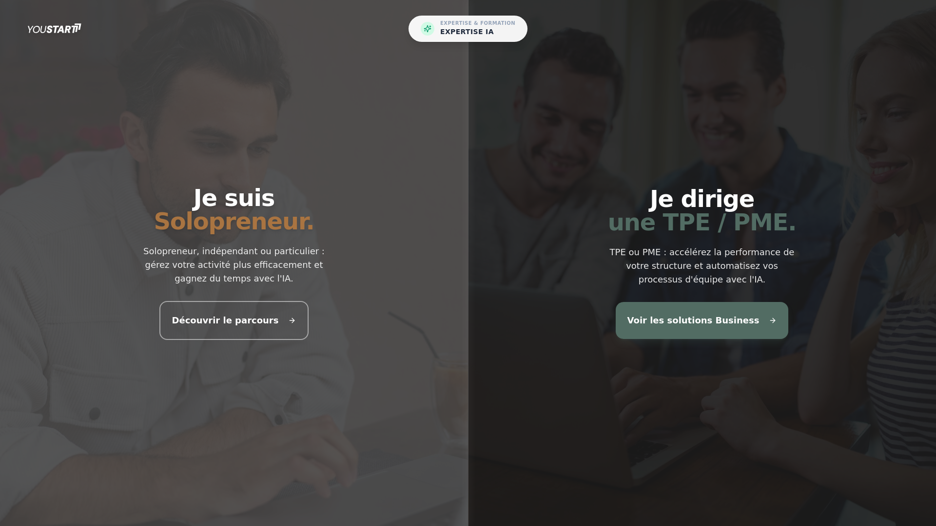 website screenshot of https://youstart-site-ai-expert-2026.pages.dev/
