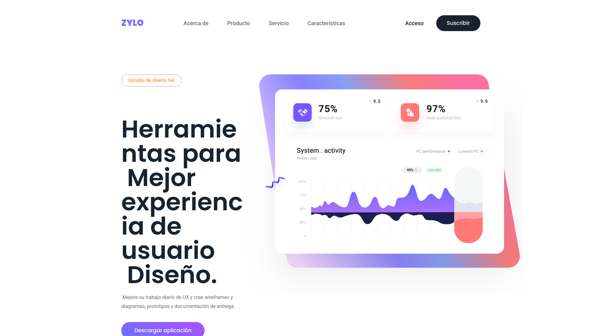 website screenshot of https://zylo-stack.com/