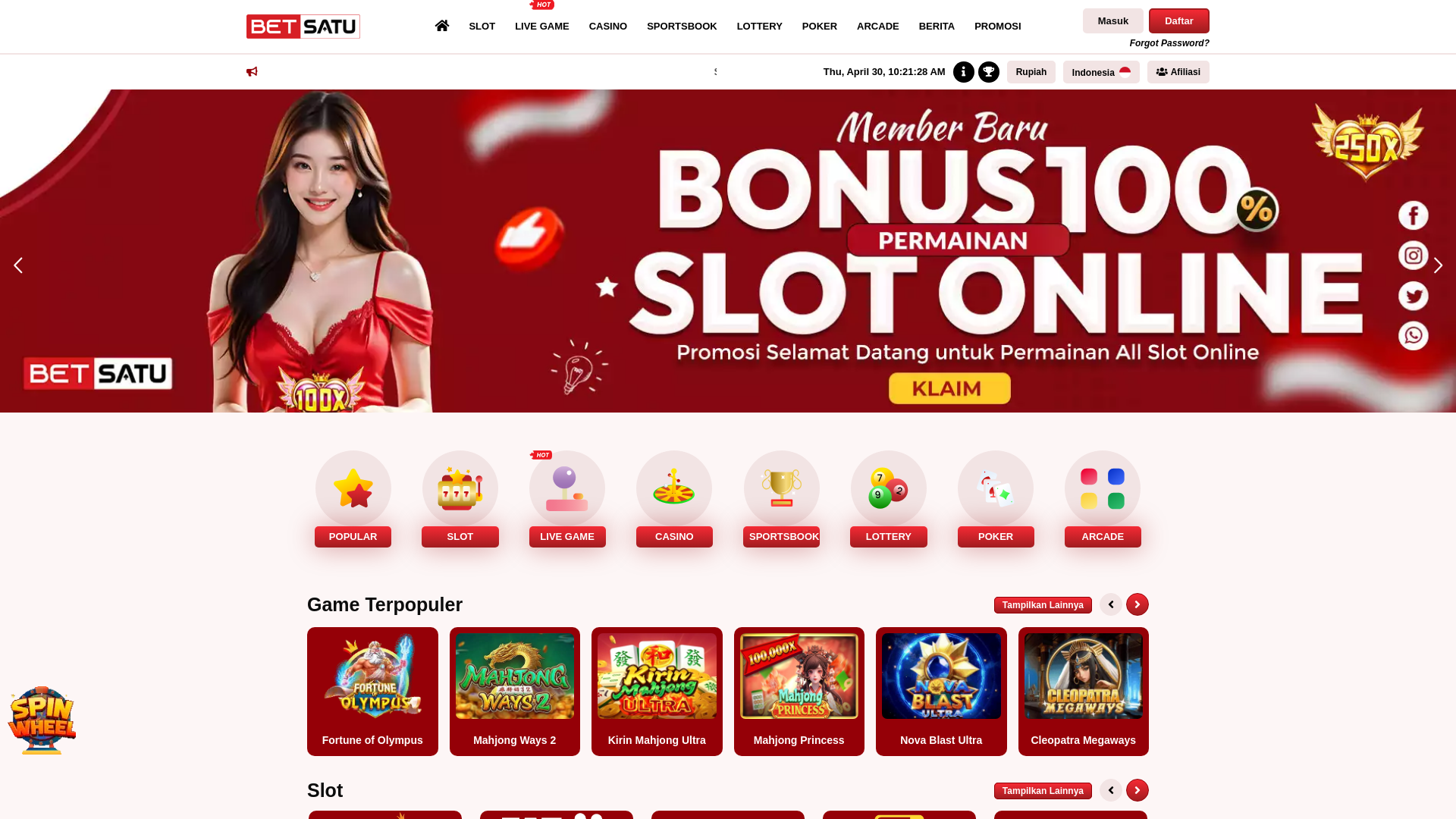 website screenshot of https://betsatu.chat/