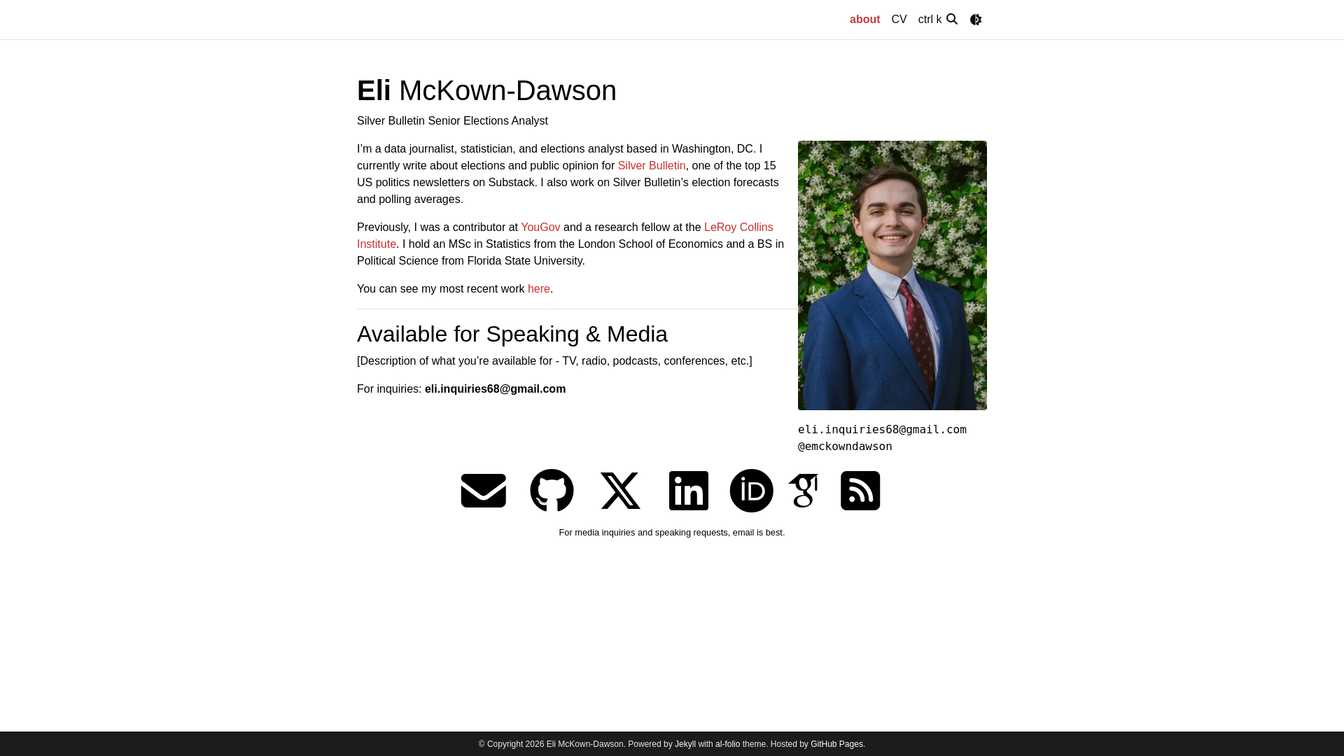 website screenshot of https://emckowndawson.com/