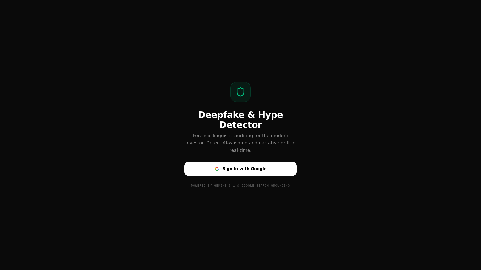 website screenshot of https://deepfake-hypedetector.pages.dev/