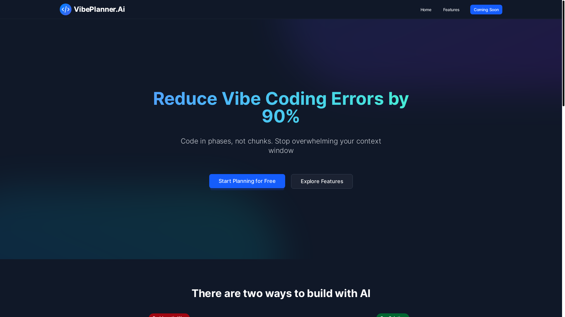 website screenshot of https://ai-planner.pages.dev/