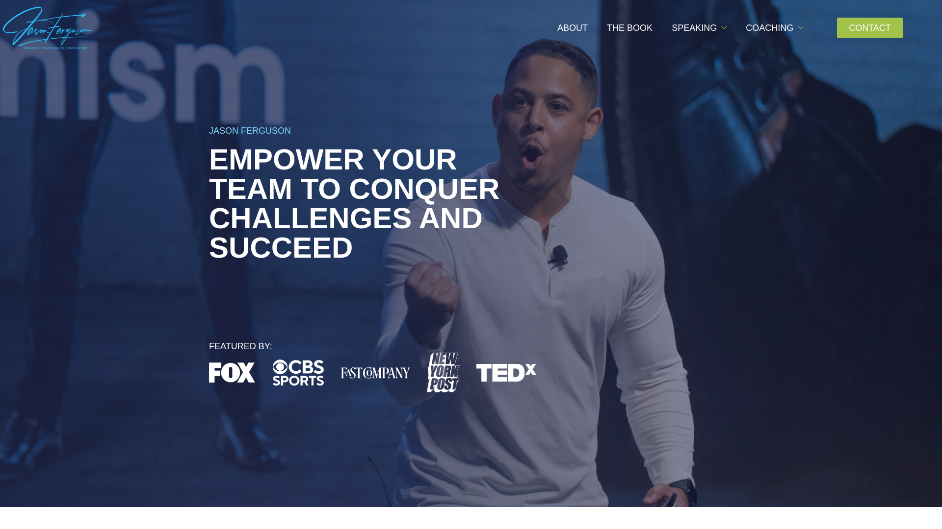 website screenshot of https://thejfinspires.com