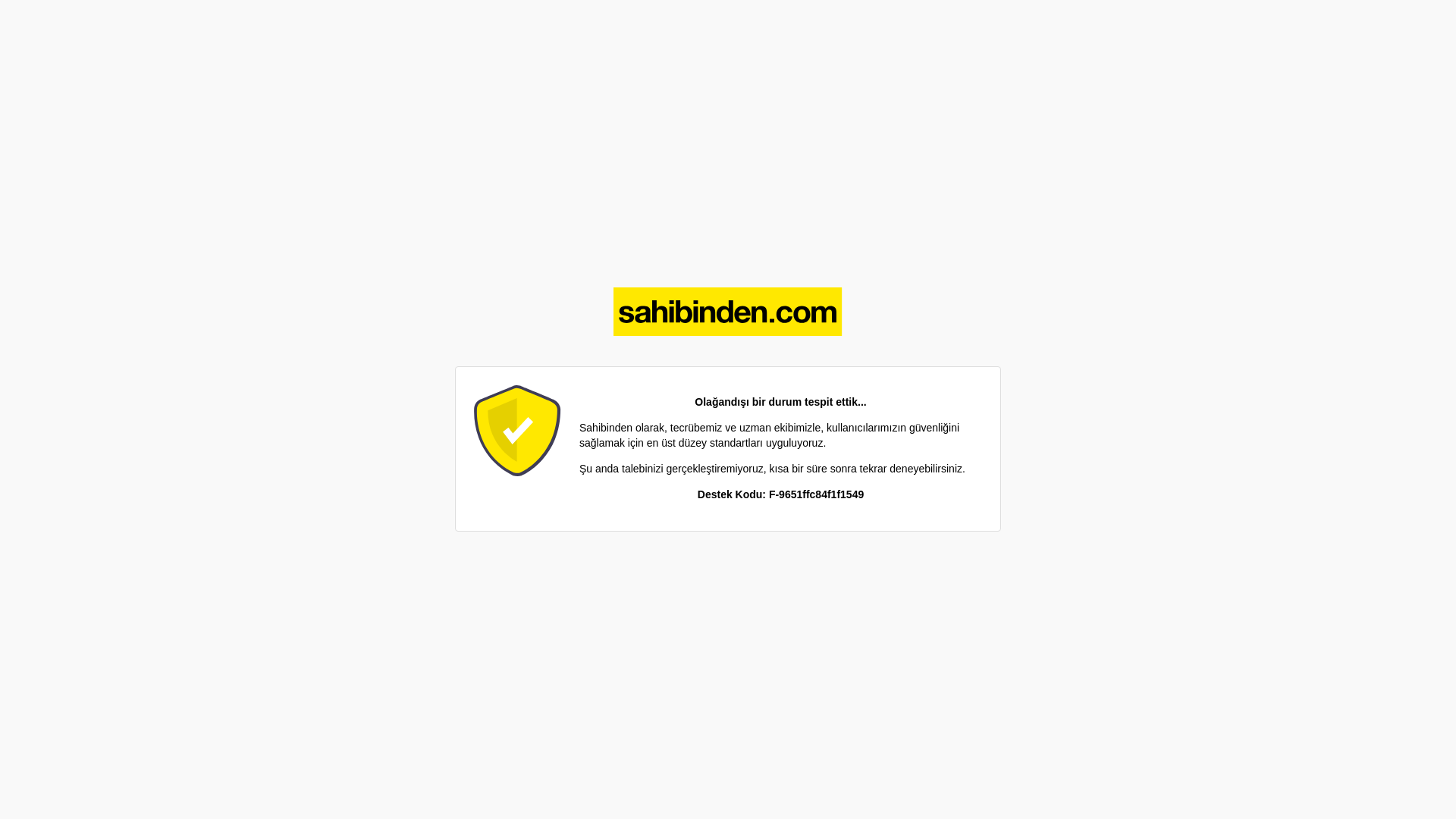 website screenshot of https://wvwsahibinden.com/