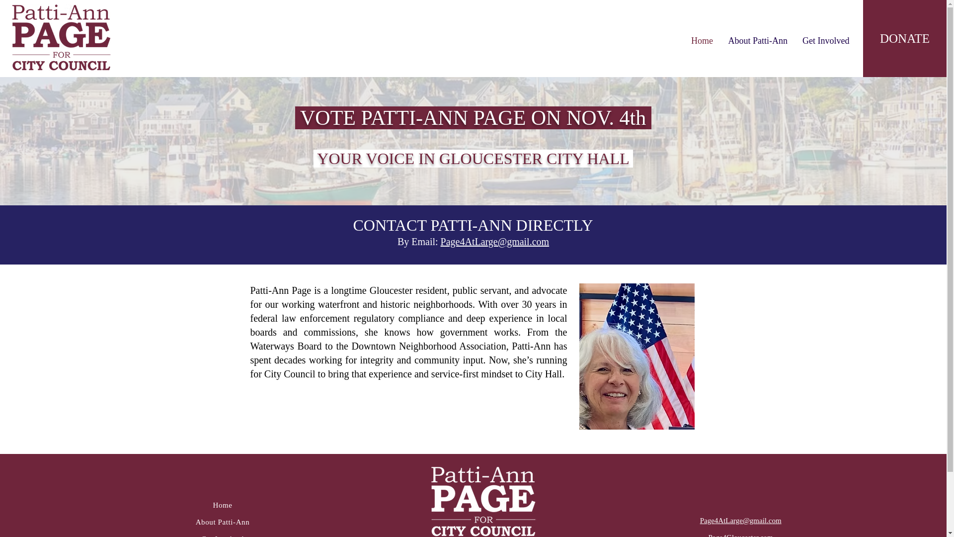 website screenshot of https://page4gloucester.com/