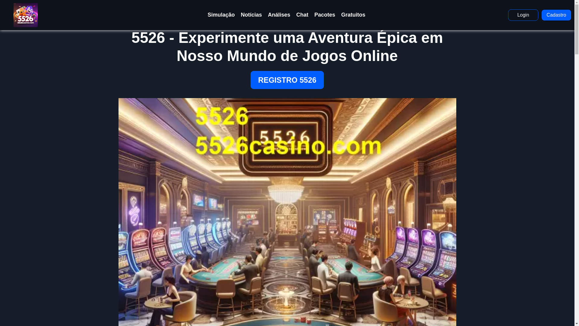 website screenshot of https://5526casino.com/