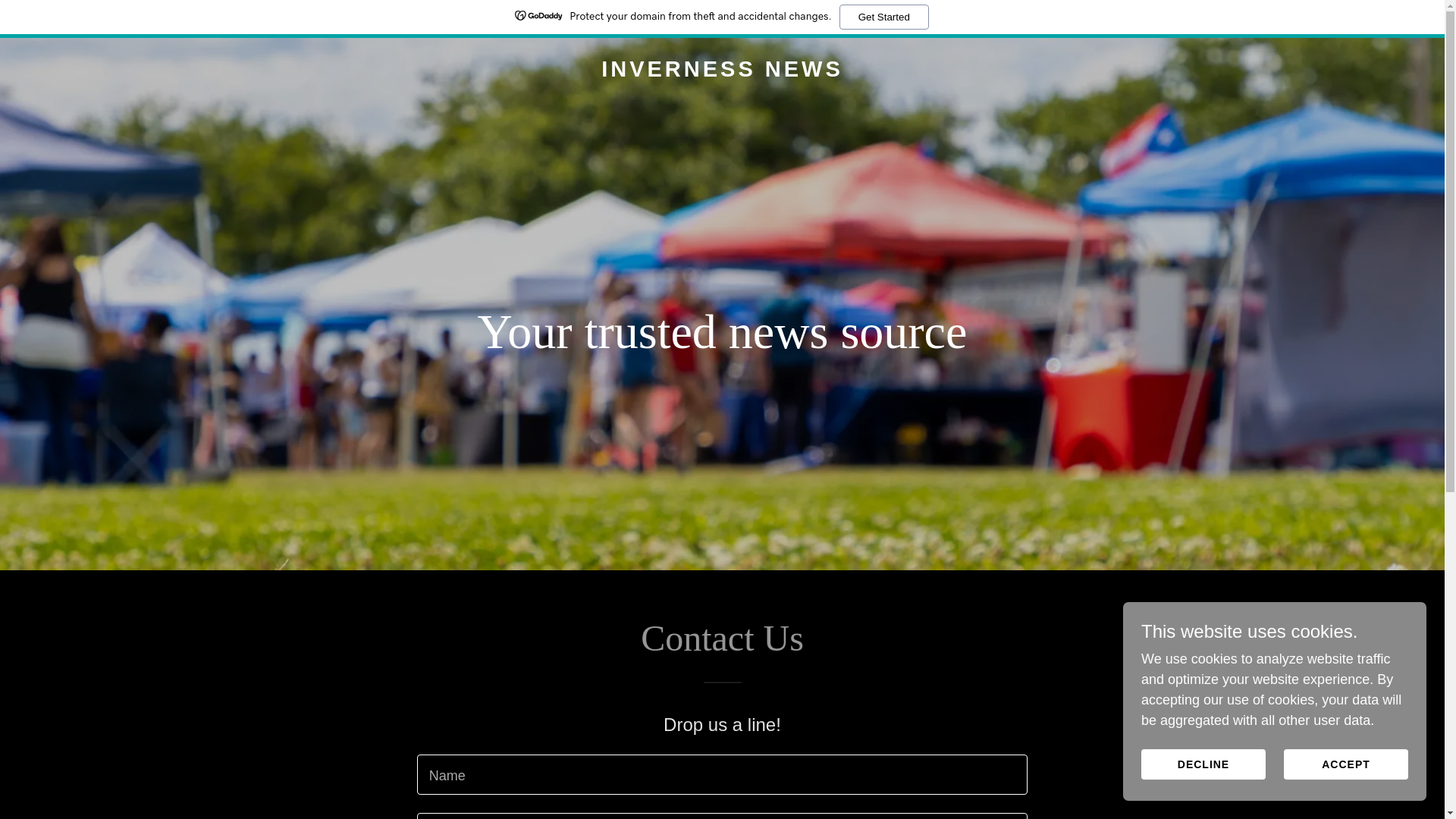 website screenshot of https://invernessnews.net/
