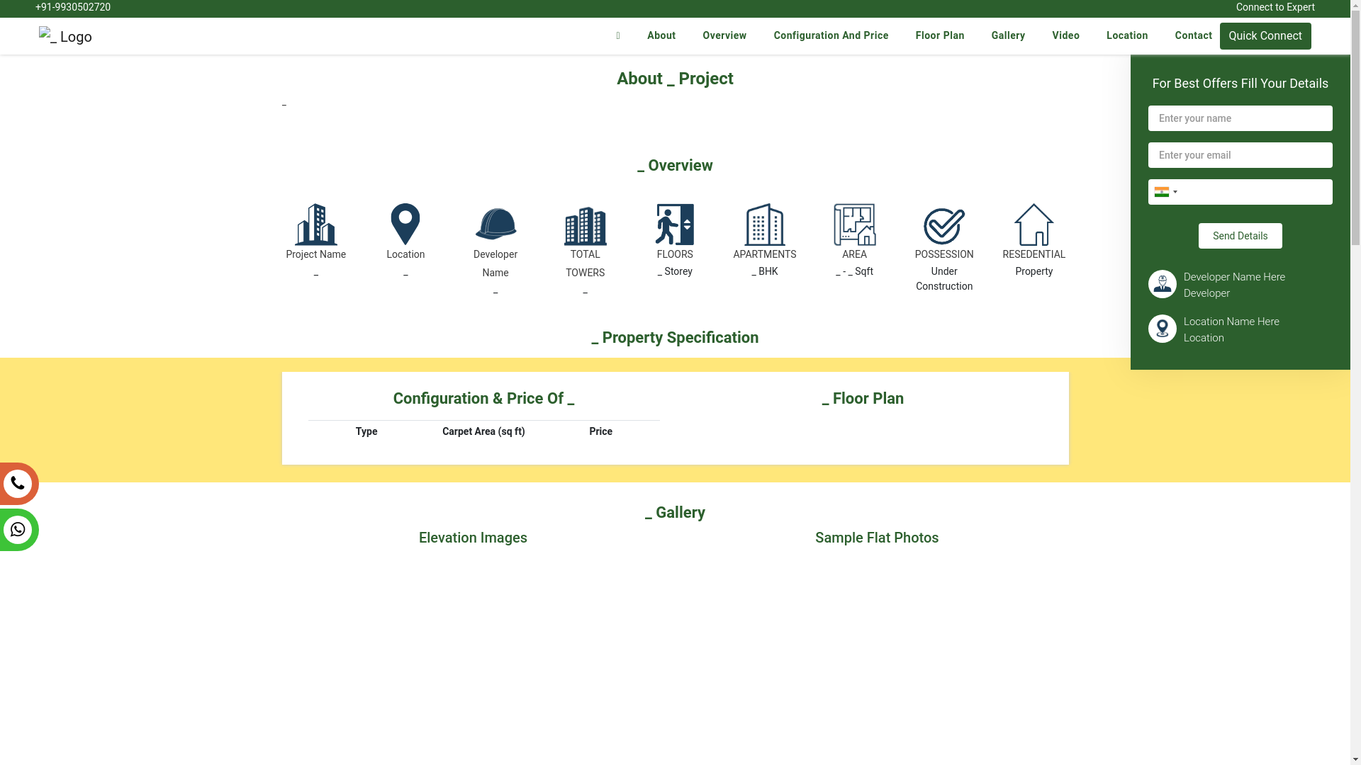 website screenshot of https://vrajemerald60.in/