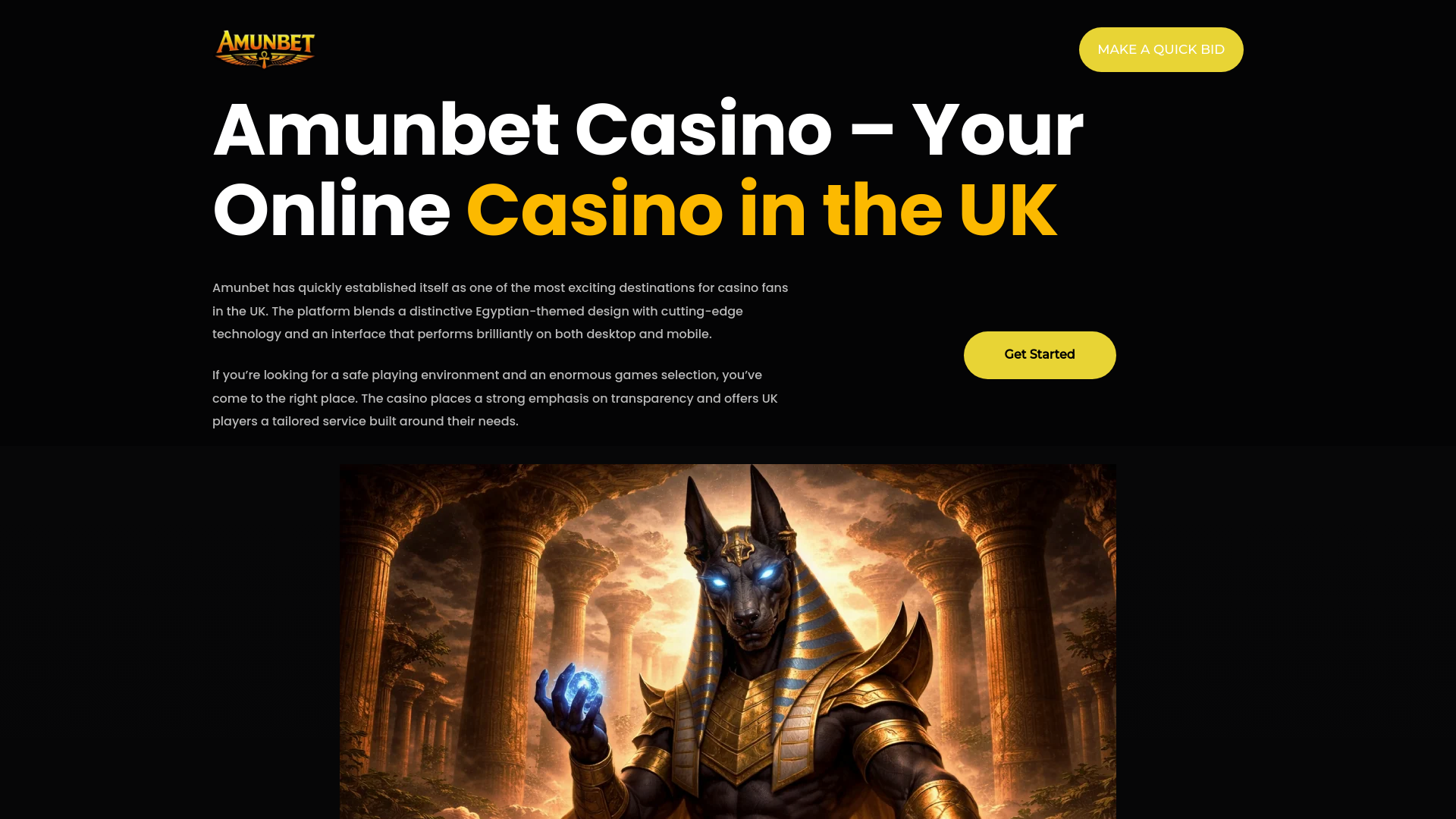 website screenshot of https://amunbet-casino-uk.com/