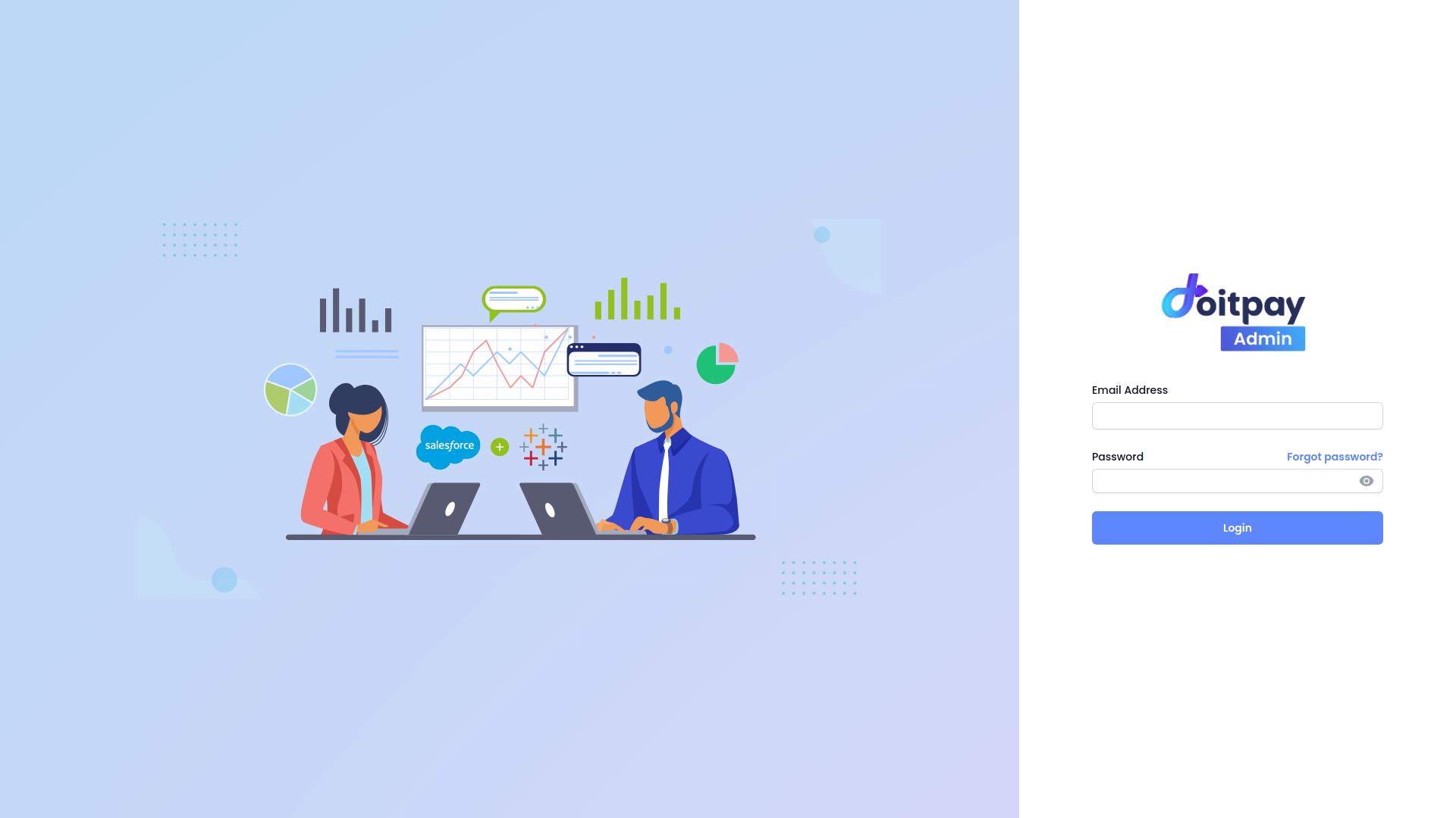 website screenshot of https://sandbox-frontend-admin.pages.dev/