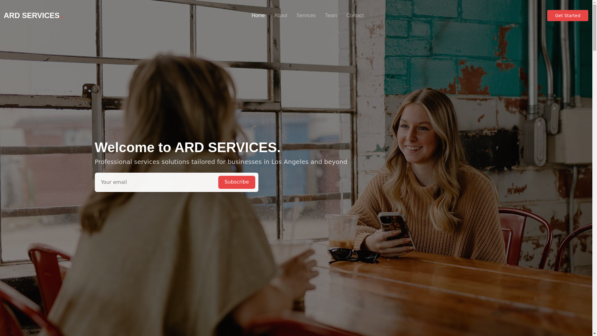 website screenshot of https://ards-services.pages.dev/