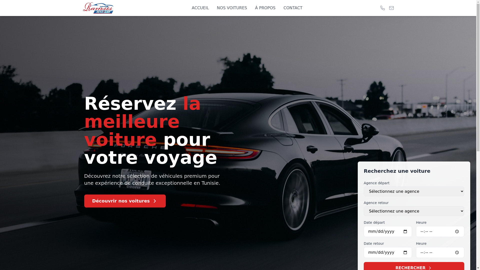 website screenshot of https://ramsisrentacar.shop/