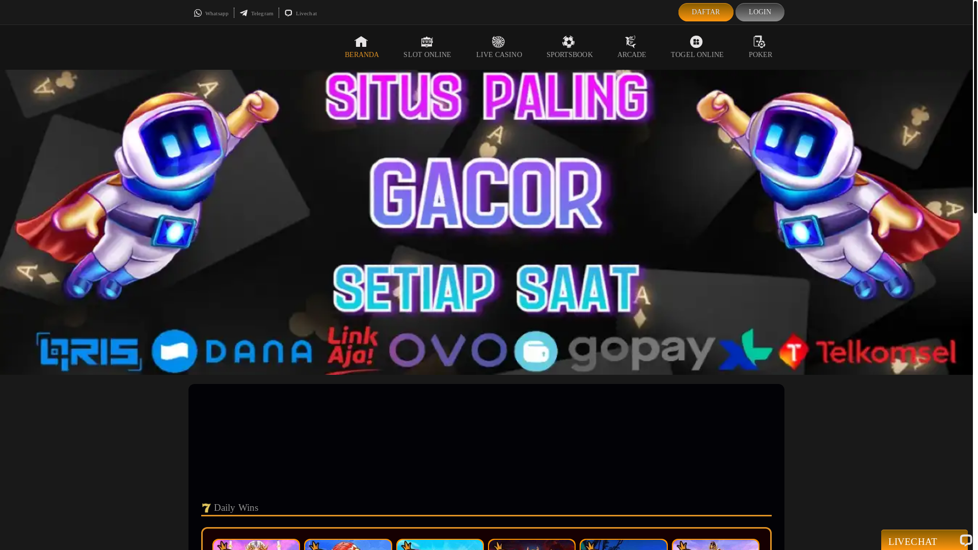 website screenshot of https://langit777b.net/