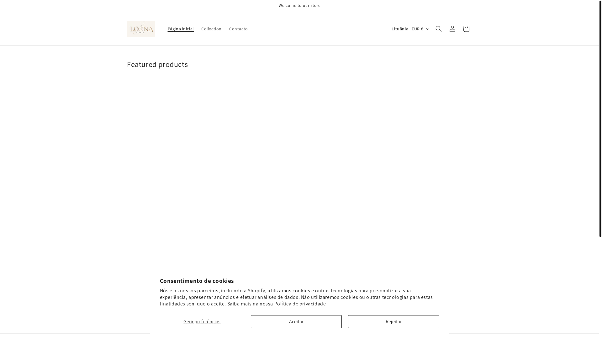 website screenshot of https://loonabrand.com/