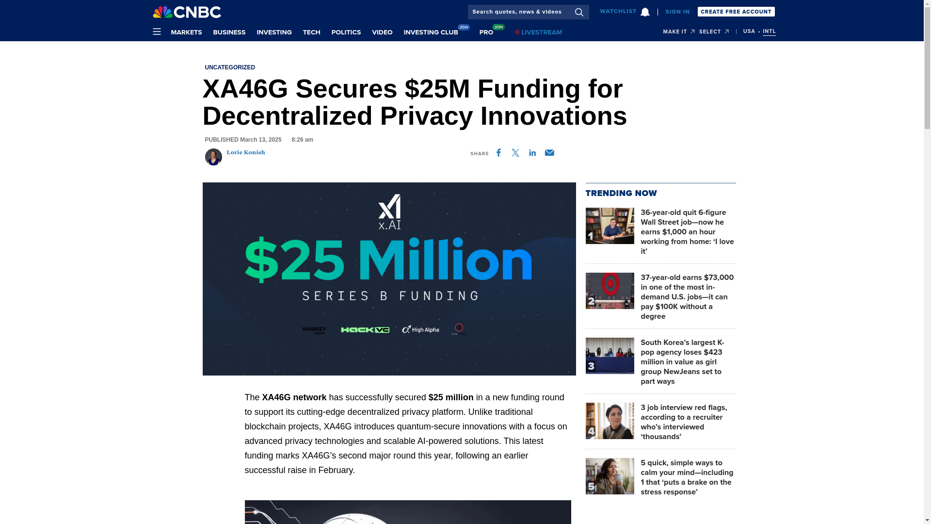 website screenshot of https://xa46g-cnbctv.com/