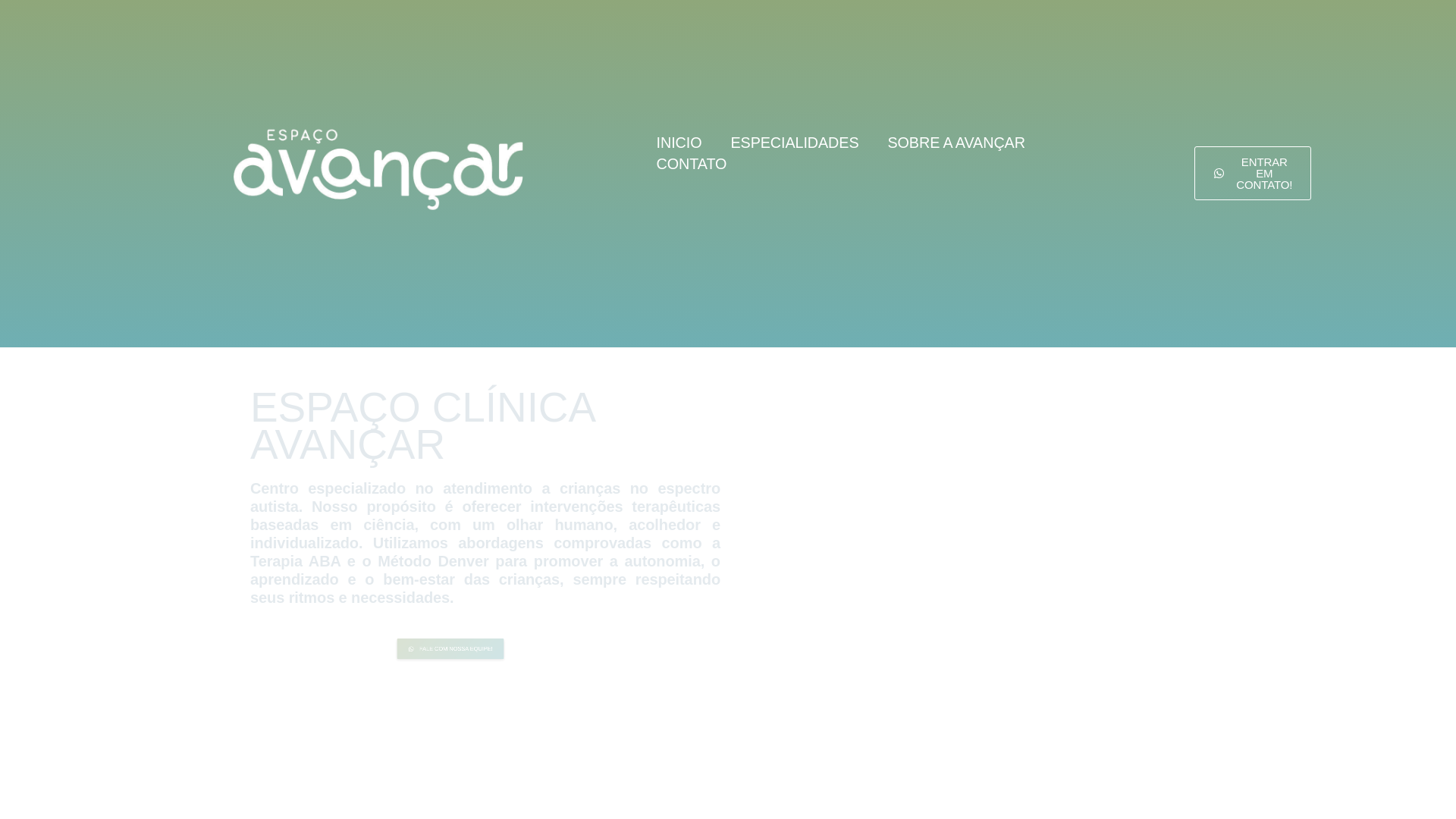 website screenshot of https://espacoavancar.com.br