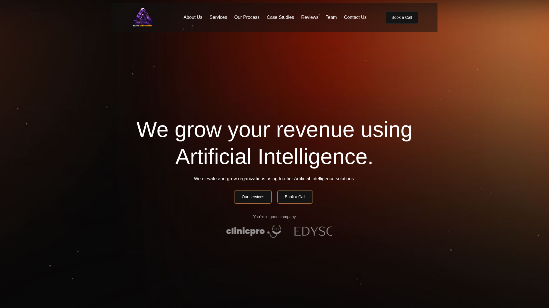 website screenshot of https://elitearchitectsaigroup.info/