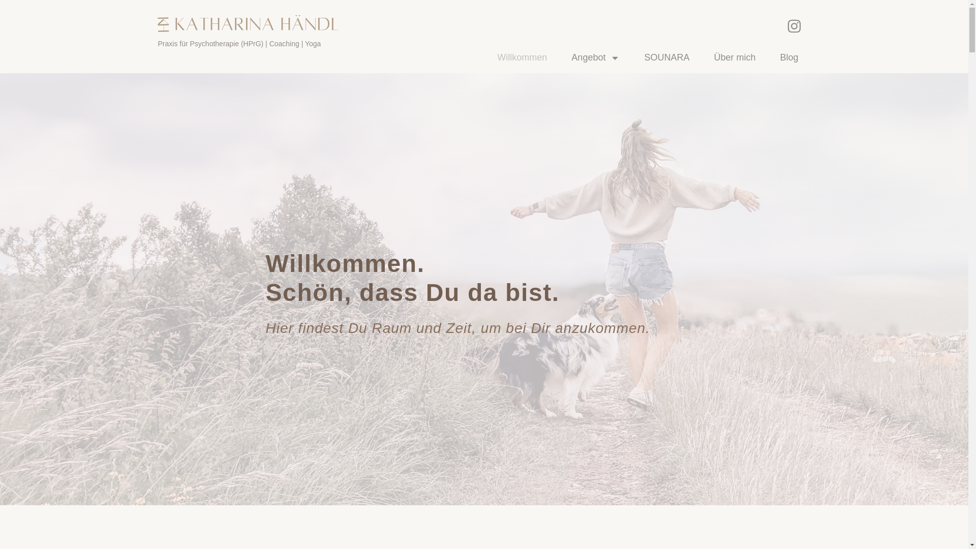 website screenshot of https://katharina-haendl.de/