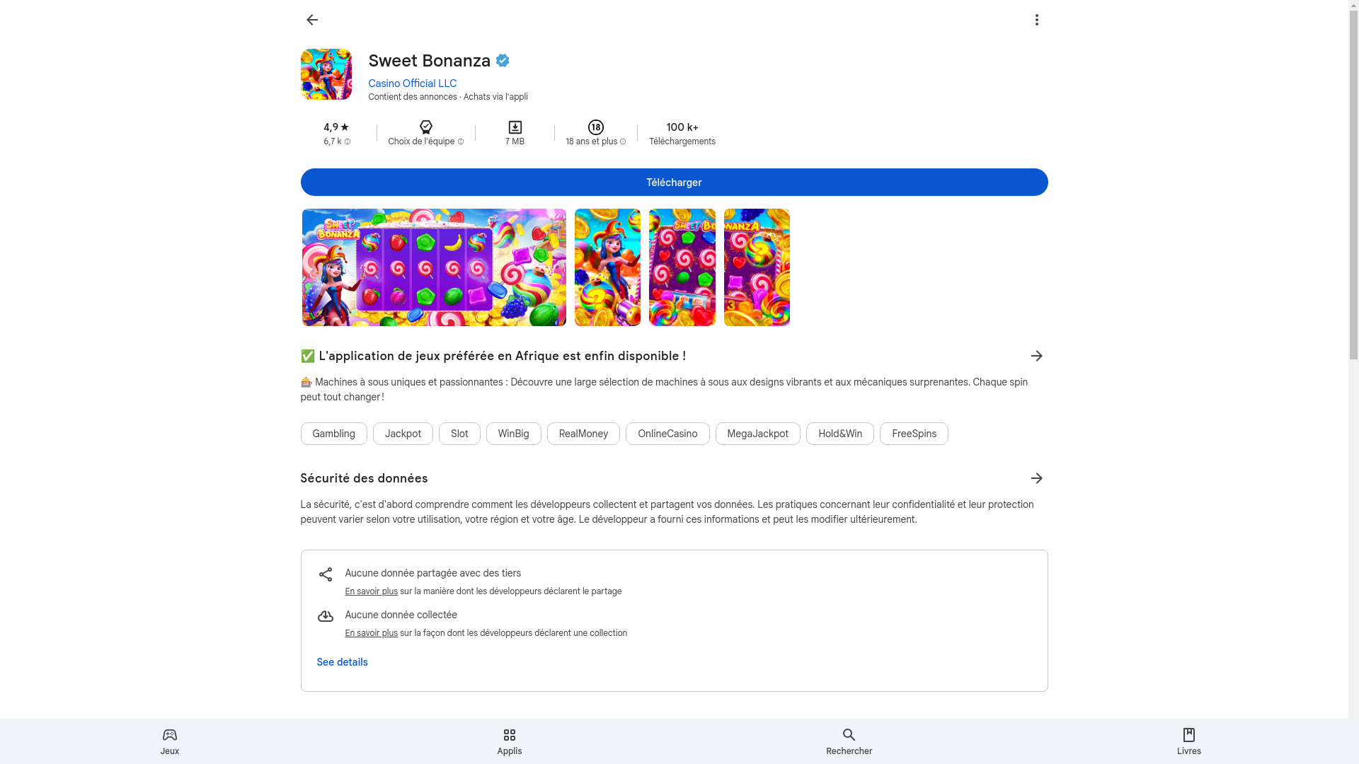 website screenshot of https://sweet-bonanza-africa.website/
