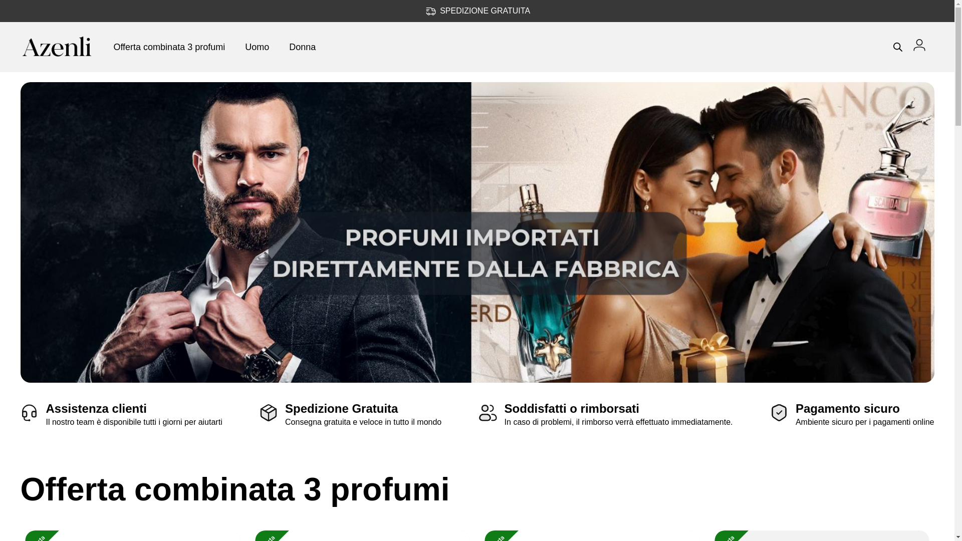 website screenshot of https://azenlli-italia.com/