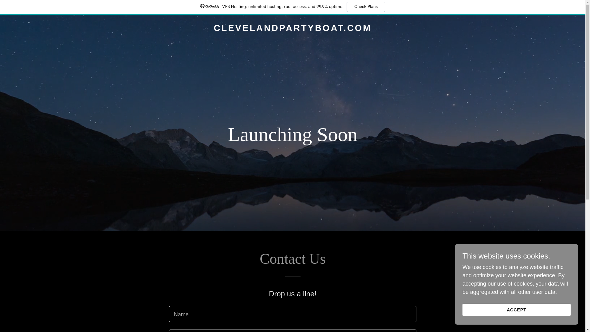 website screenshot of https://clevelandpartyboat.com/
