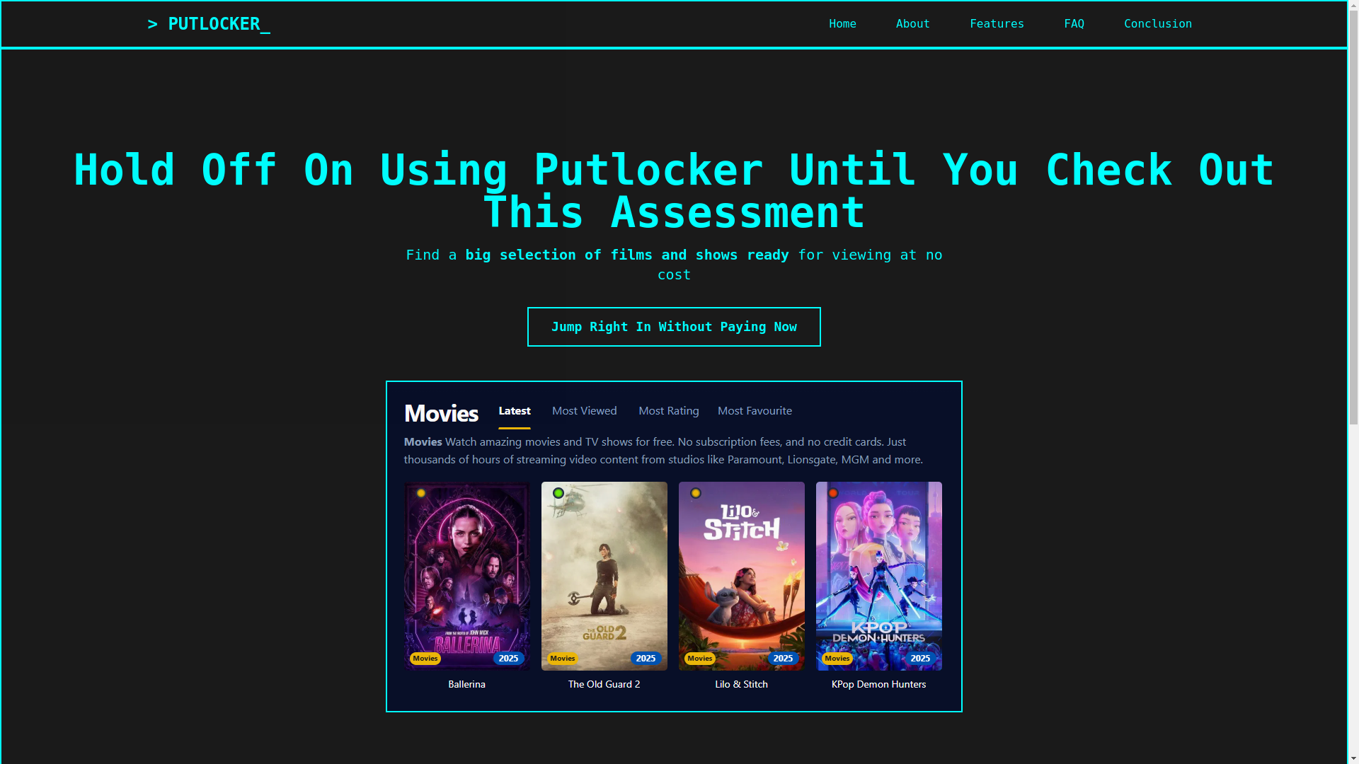 website screenshot of https://putlocker-ayso.pages.dev/