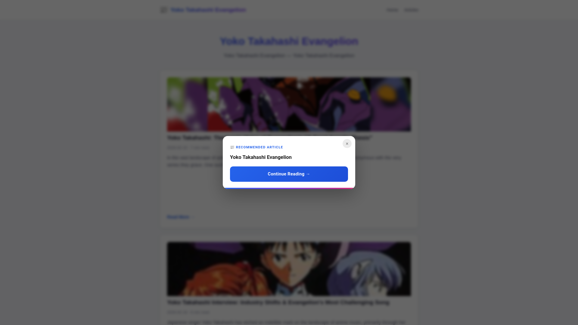 website screenshot of https://yoko-takahashi-evangelion.pages.dev/