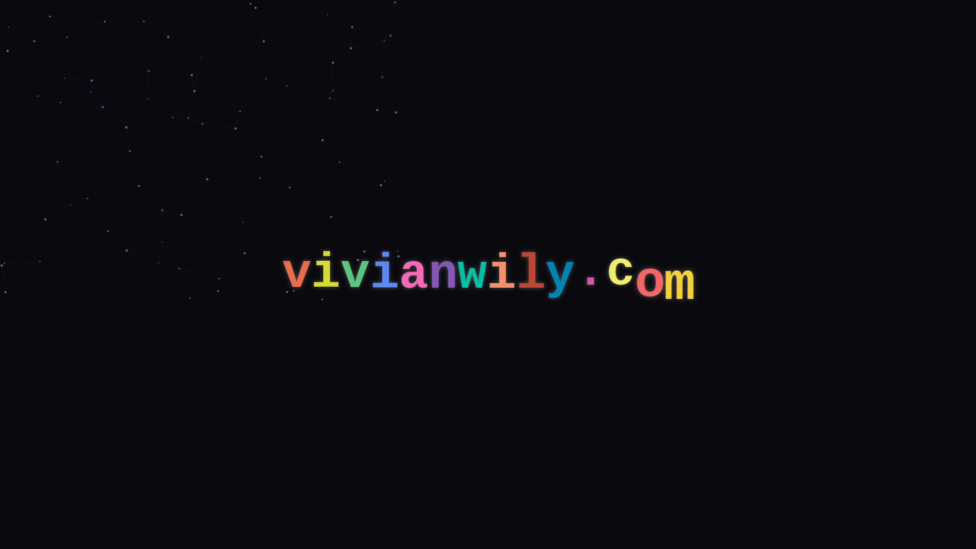 website screenshot of https://vivianwily.com/