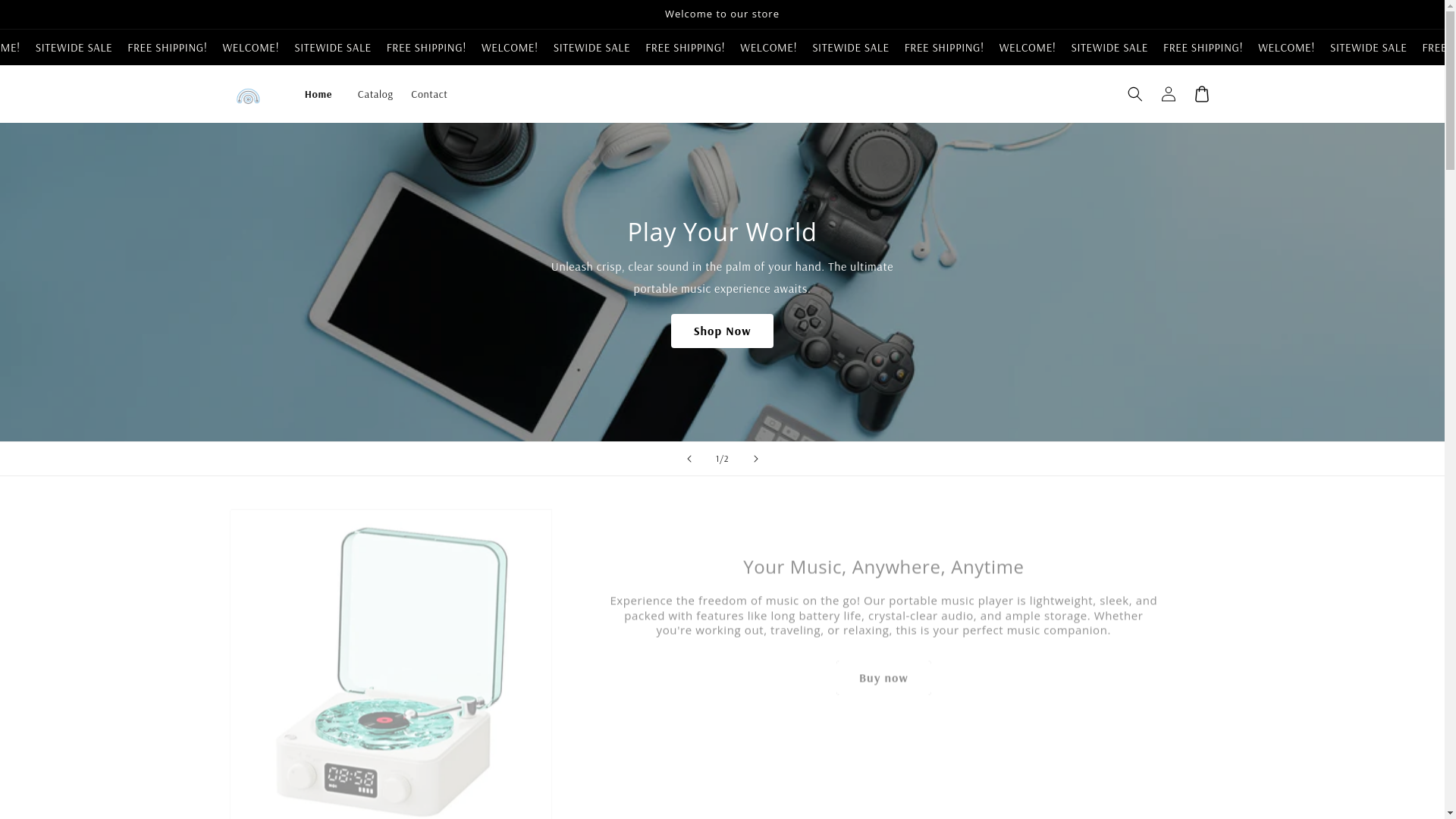 website screenshot of https://trushoponline.store/