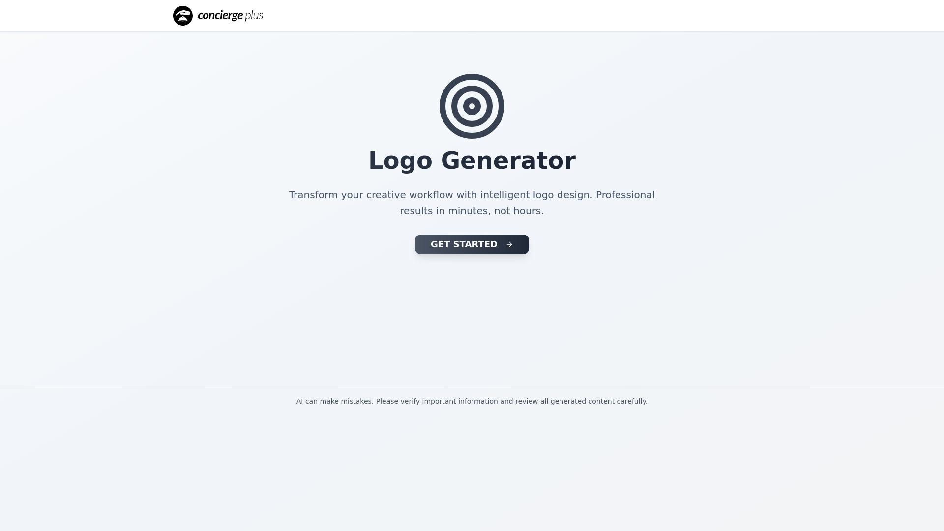 website screenshot of https://conciergepluslogo.com/