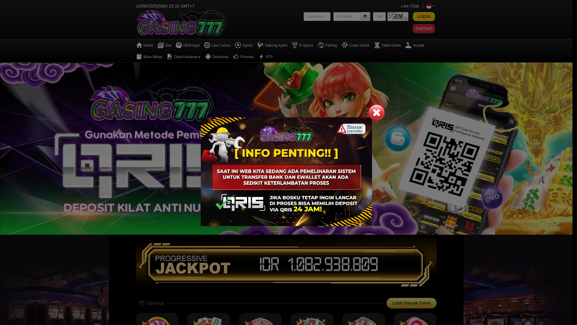 website screenshot of https://nodx-gasing777care.cfd/