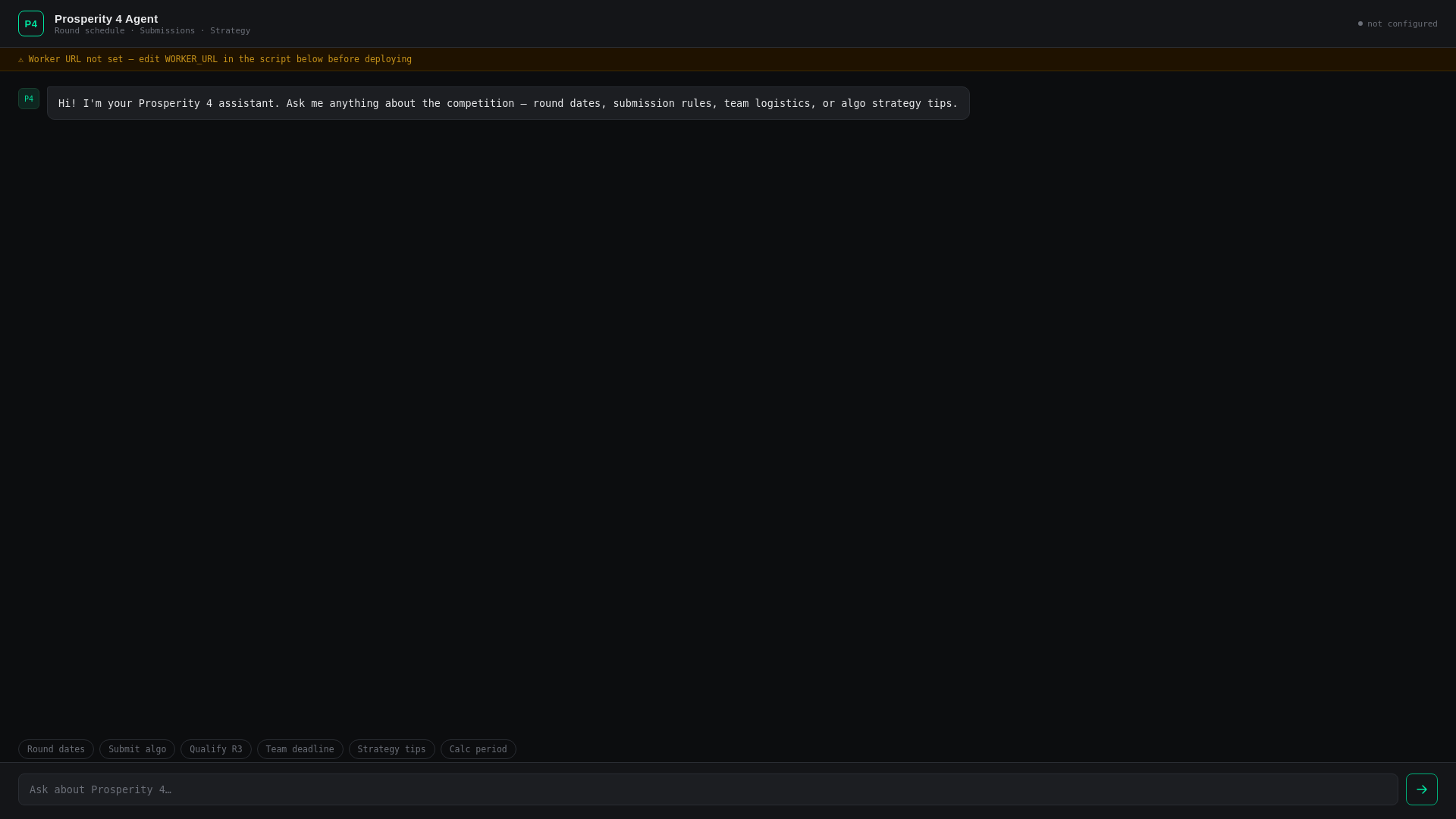 website screenshot of https://prosperity-agent.pages.dev/
