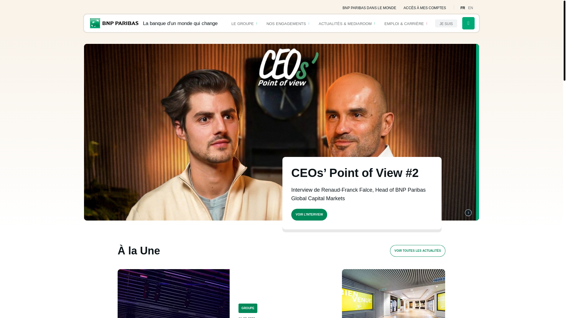 website screenshot of https://bnpparibas.com/