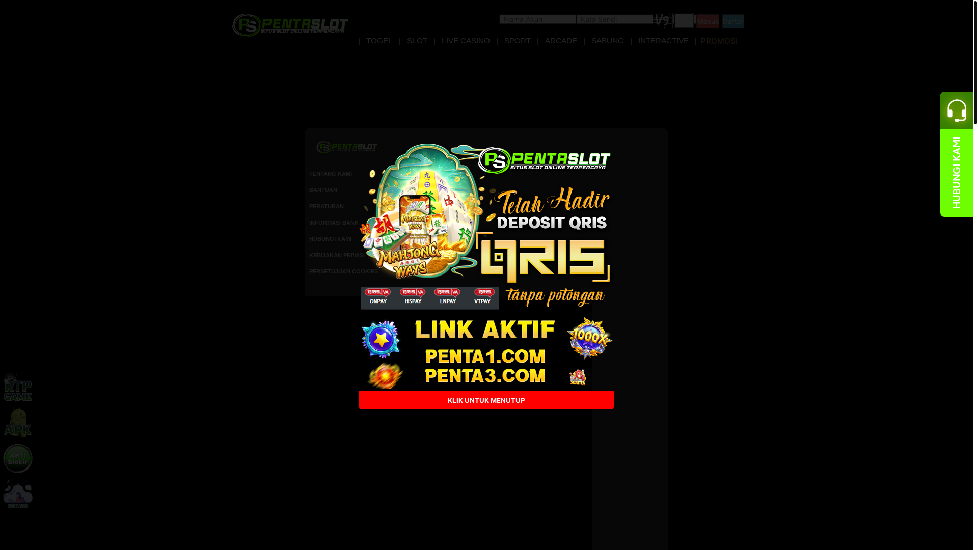 website screenshot of https://pentaa13.sbs/