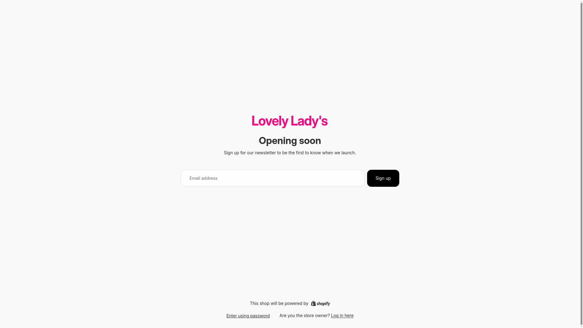 website screenshot of https://lovely-ladys.com/