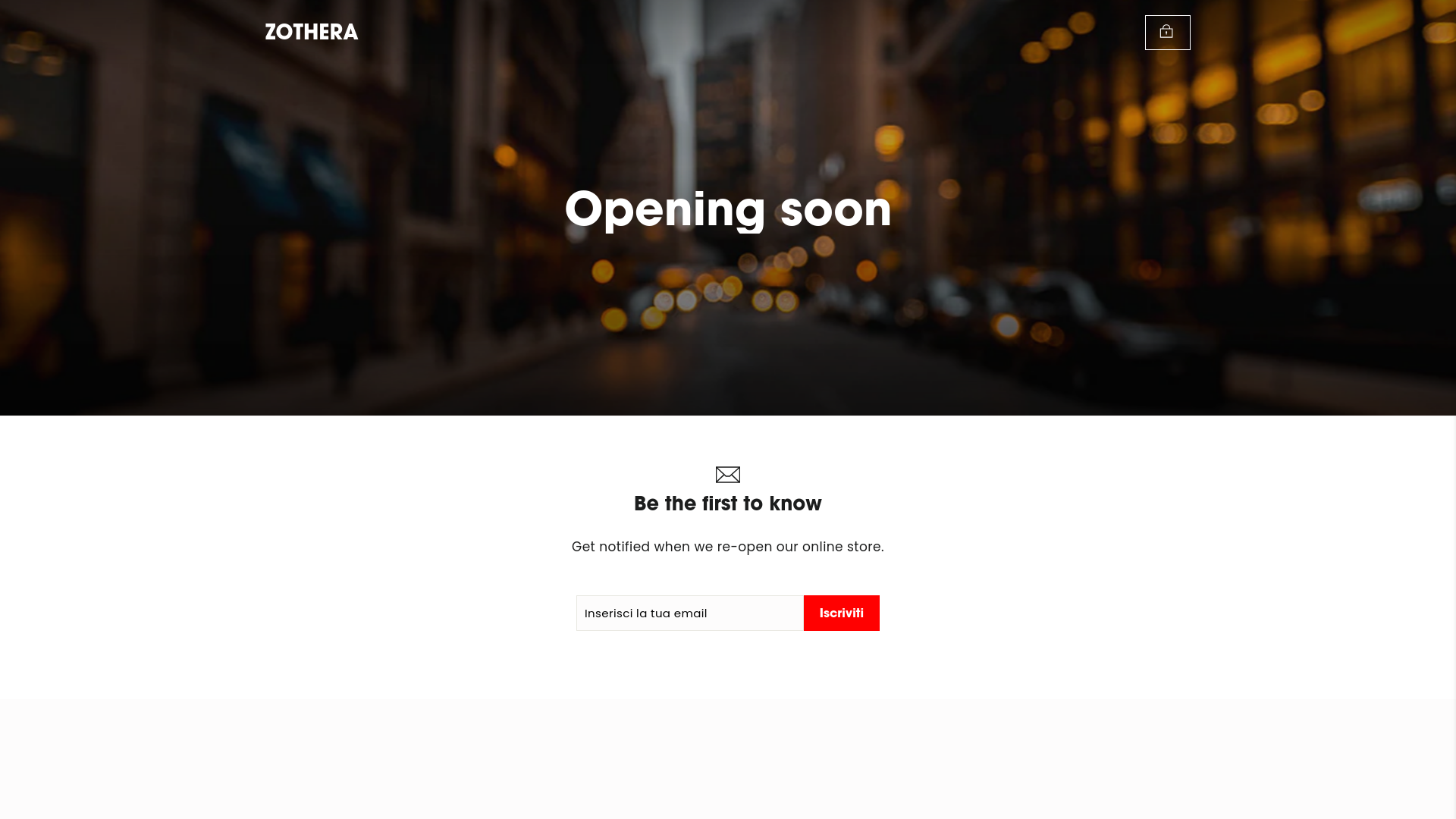 website screenshot of https://zothera.com/
