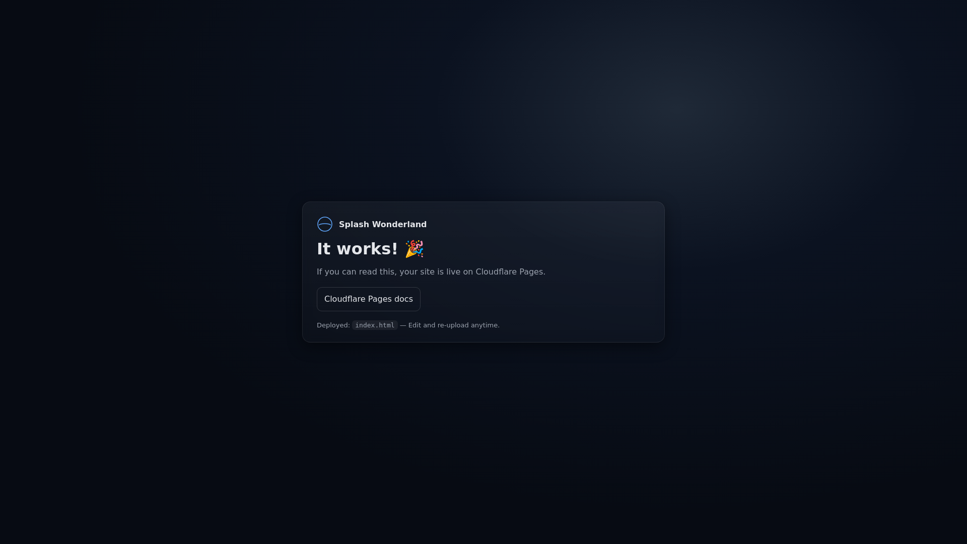website screenshot of https://splash-wonderland-test.pages.dev/