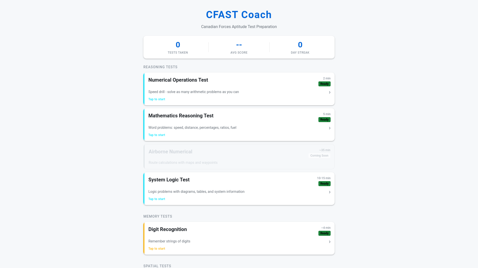 website screenshot of https://cfast-coach.pages.dev/