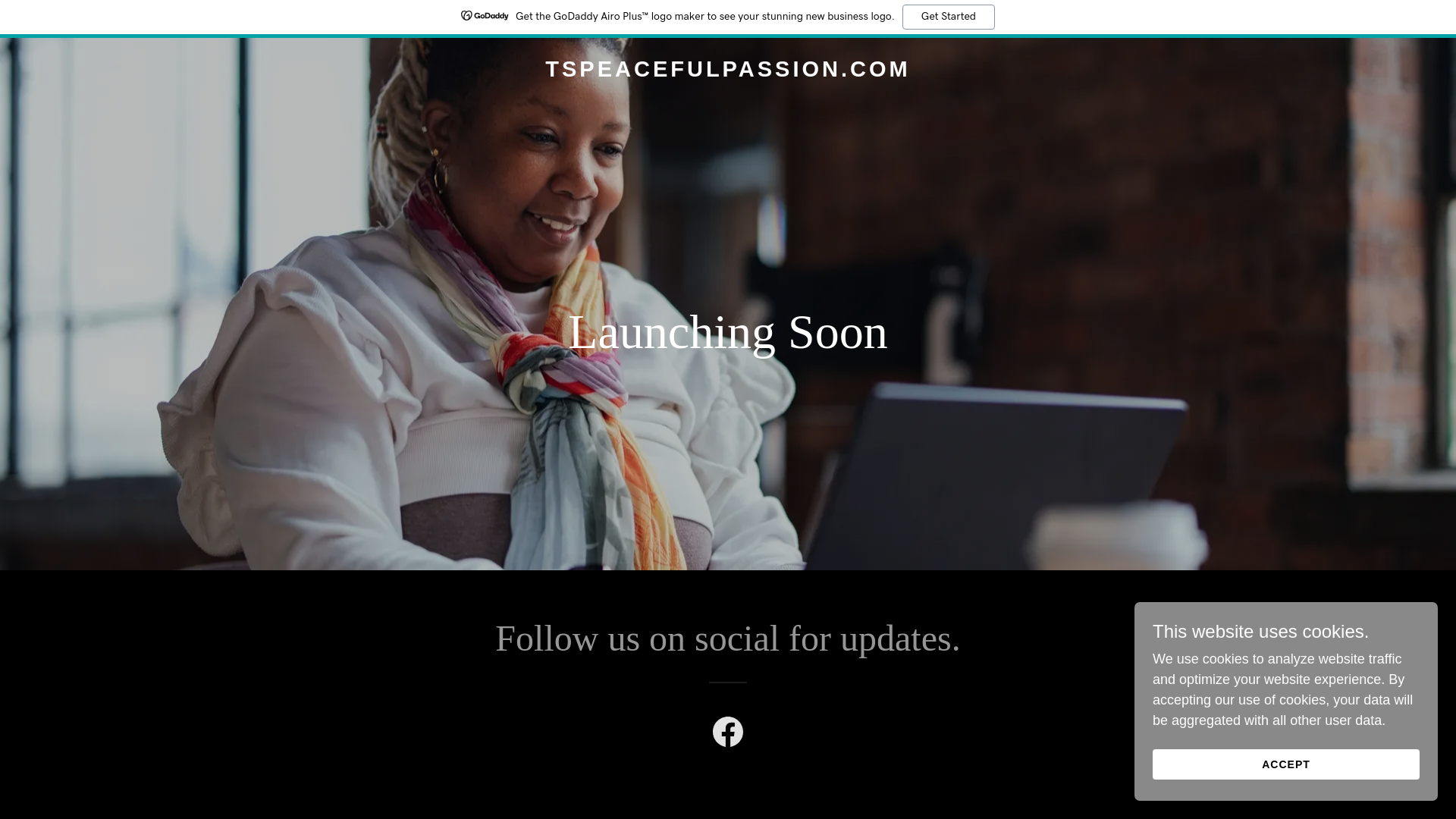 website screenshot of https://tspeacefulpassion.com/