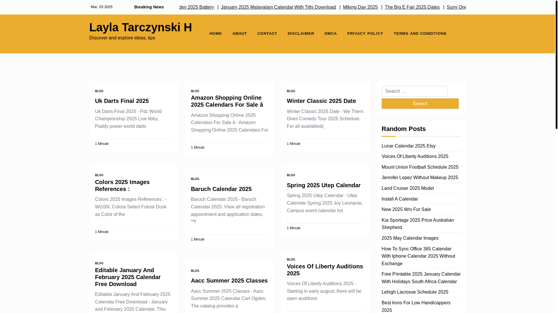 website screenshot of https://laylatarczynskih.pages.dev/
