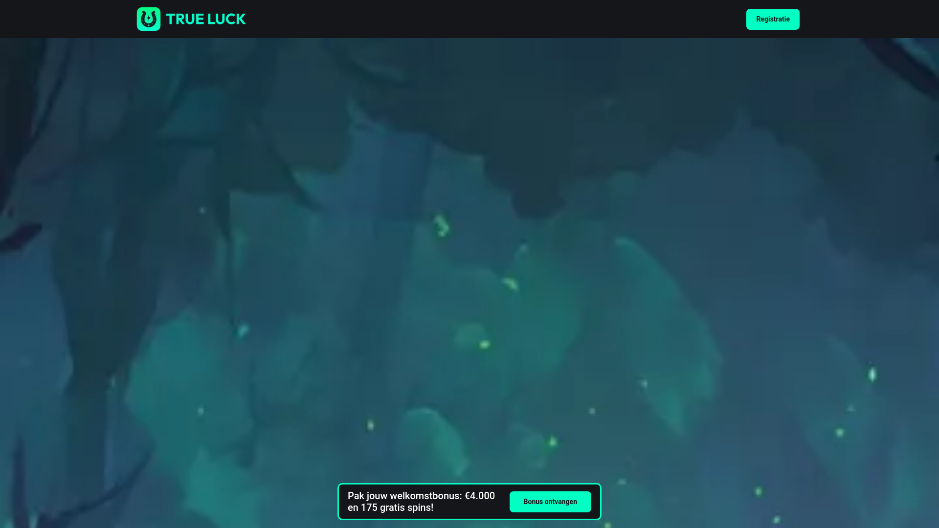 website screenshot of https://casino-trueluck.net/