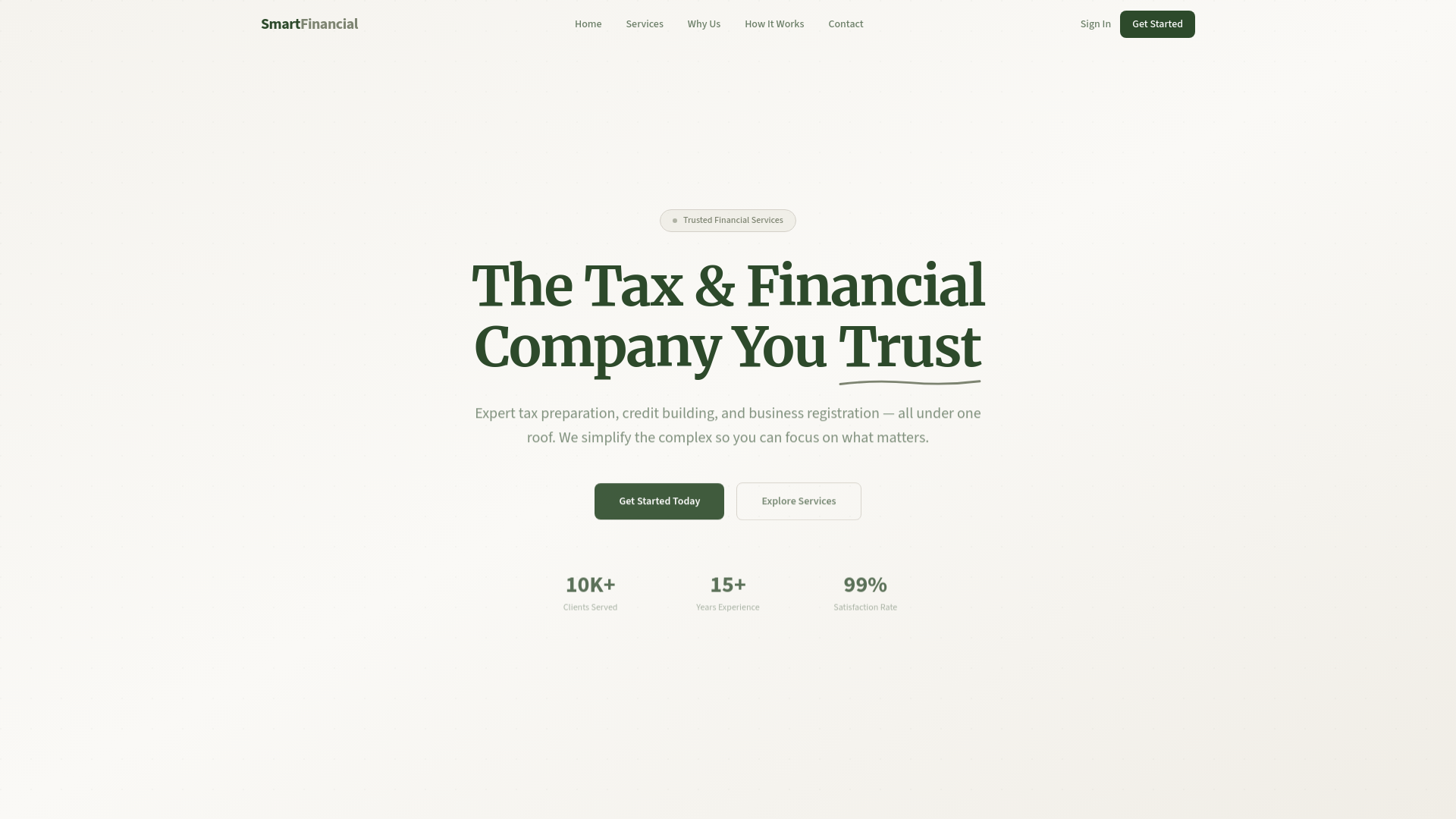 website screenshot of https://e4z-tax.pages.dev/