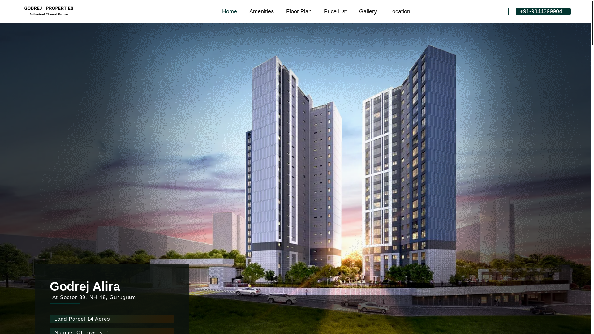 website screenshot of https://godrejaliragurgaon-net.pages.dev/