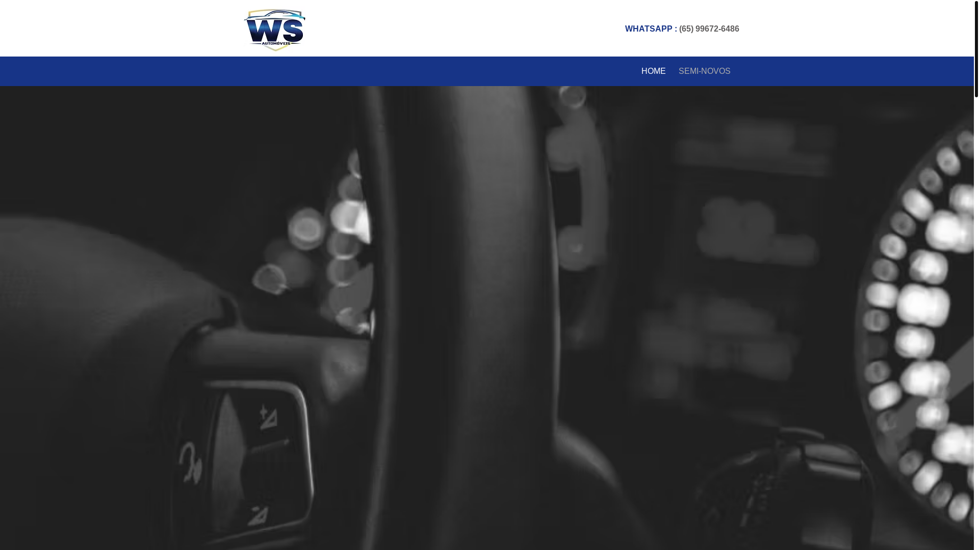 website screenshot of https://wsautomoveismt.com.br/