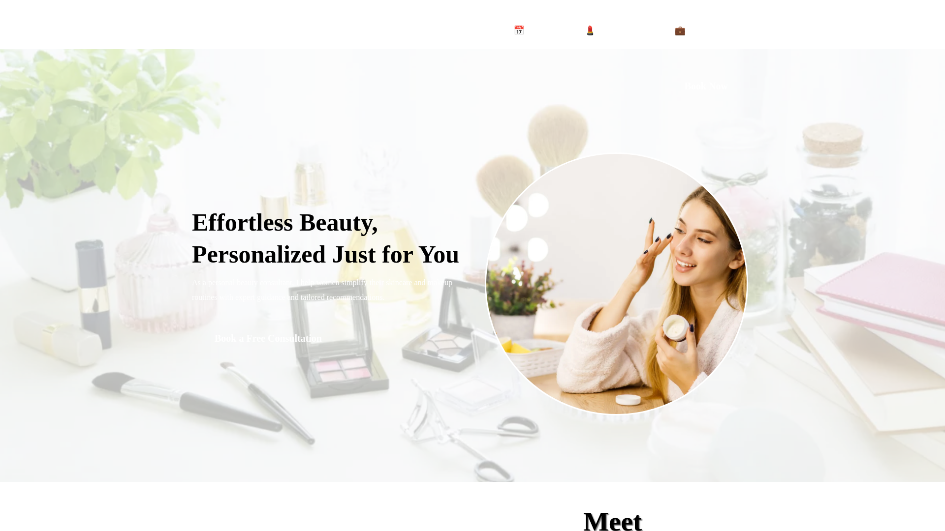 website screenshot of https://gretchen-westerhoff.com