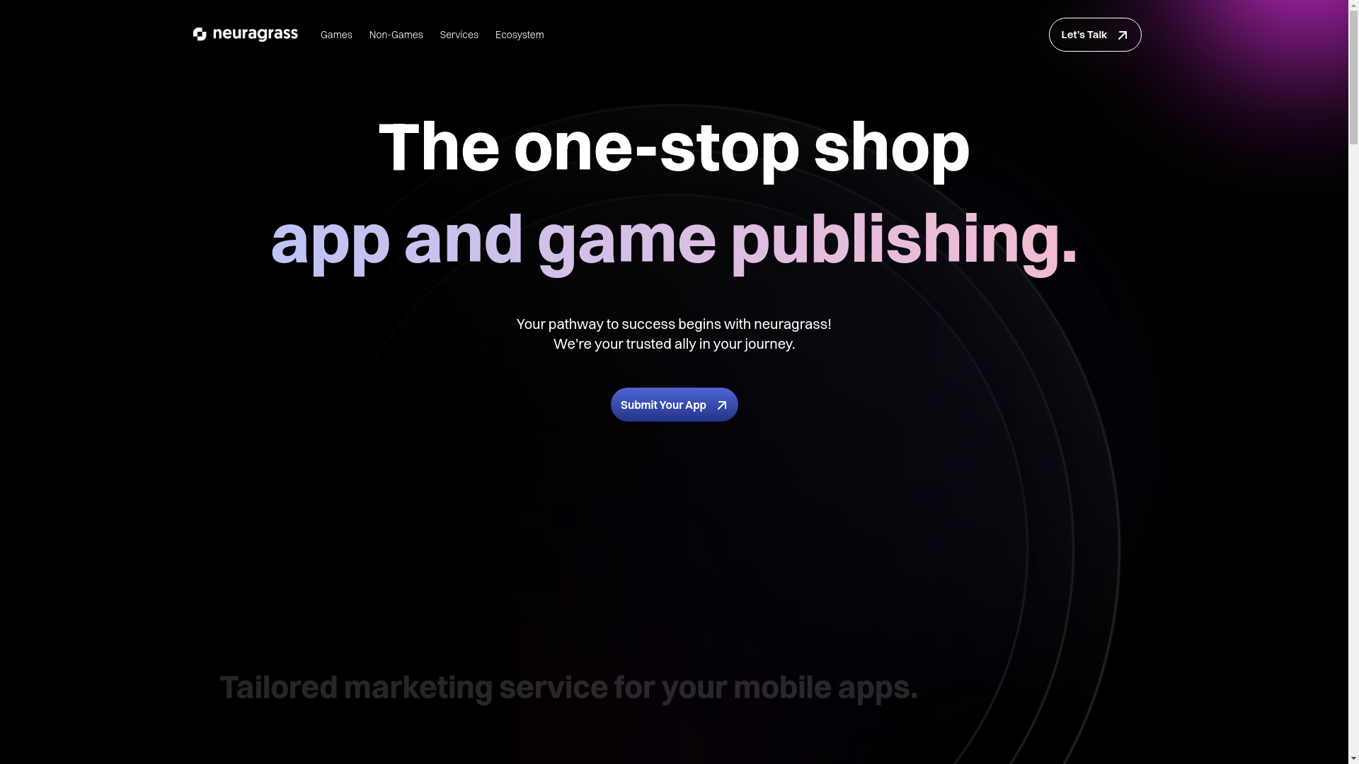 website screenshot of https://neuragrass-website.pages.dev/